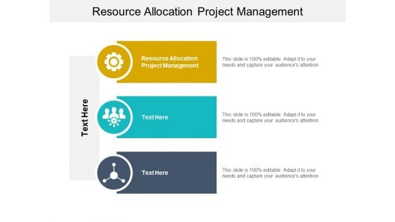 Resource Allocation Project Management Ppt PowerPoint Presentation Slides Master Slide Cpb Pdf