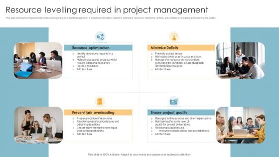 Resource Levelling Required In Project Management Ppt PowerPoint Presentation Styles Example PDF