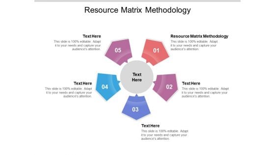 Resource Matrix Methodology Ppt PowerPoint Presentation Infographic Template Structure Cpb Pdf