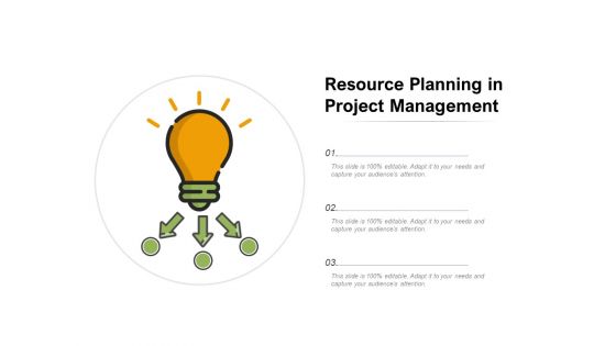 Resource Planning In Project Management Ppt PowerPoint Presentation Styles Topics PDF