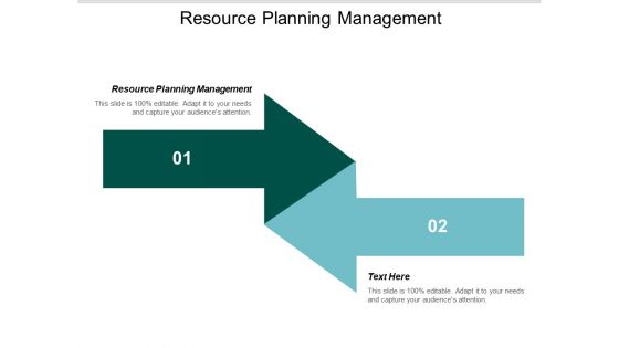 Resource Planning Management Ppt PowerPoint Presentation Inspiration Smartart Cpb
