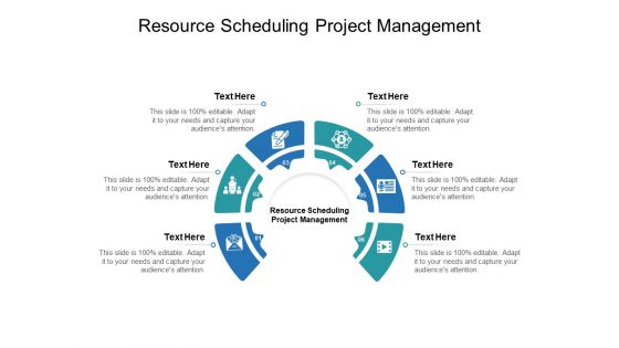 Resource Scheduling Project Management Ppt PowerPoint Presentation Professional Rules Cpb