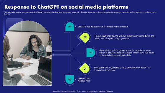 Response To Chatgpt On Social Media Platforms Chat Generative Pre Trained Transformer Microsoft PDF