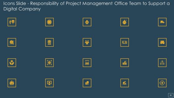 Responsibility Of Project Management Office Team To Support A Digital Company Ppt PowerPoint Presentation Complete With Slides