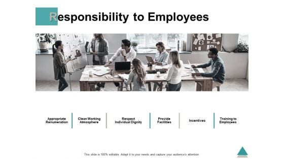 Responsibility To Employees Ppt PowerPoint Presentation Pictures Model