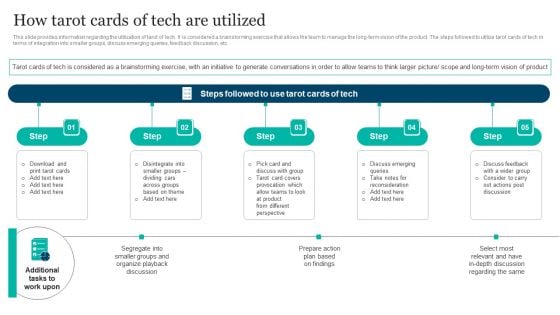 Responsible Technology Playbook How Tarot Cards Of Tech Are Utilized Themes PDF