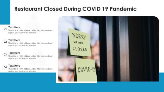 Restaurant Closed During COVID 19 Pandemic Ppt File Design Inspiration PDF