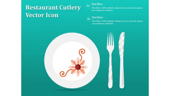 Restaurant Cutlery Vector Icon Ppt PowerPoint Presentation File Infographics PDF
