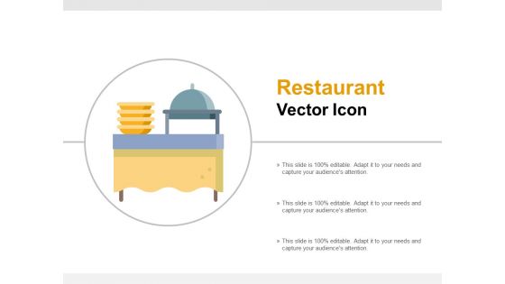 Restaurant Vector Icon Ppt PowerPoint Presentation Ideas Skills