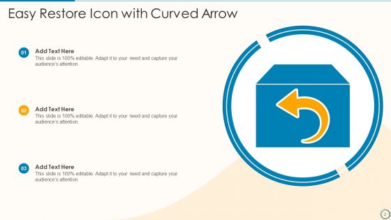Restore Icon Ppt PowerPoint Presentation Complete With Slides