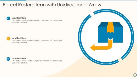 Restore Icon Ppt PowerPoint Presentation Complete With Slides