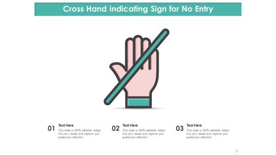 Restricted Entrance Icon Illustrating Check Post Ppt PowerPoint Presentation Complete Deck