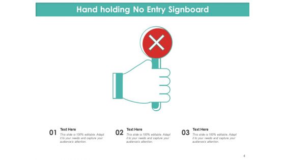 Restricted Entrance Icon Illustrating Check Post Ppt PowerPoint Presentation Complete Deck