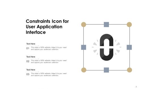 Restriction Icon Constraints Icon Pyramids Ppt PowerPoint Presentation Complete Deck