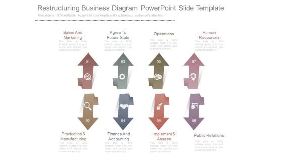 Restructuring Business Diagram Powerpoint Slide Template