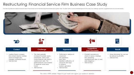 Restructuring Financial Service Firm Business Case Study Professional PDF