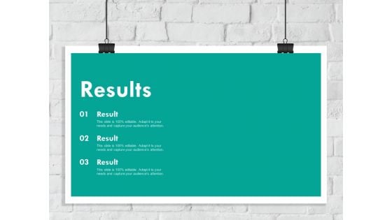 Results Ppt PowerPoint Presentation Slides Vector