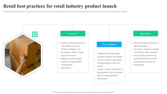 Retail Best Practices For Retail Industry Product Launch Information PDF