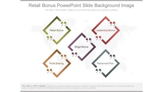 Retail Bonus Powerpoint Slide Background Image