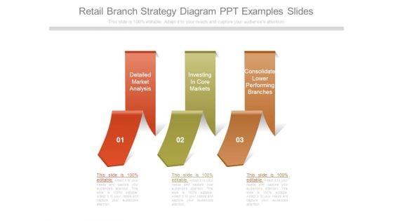 Retail Branch Strategy Diagram Ppt Examples Slides