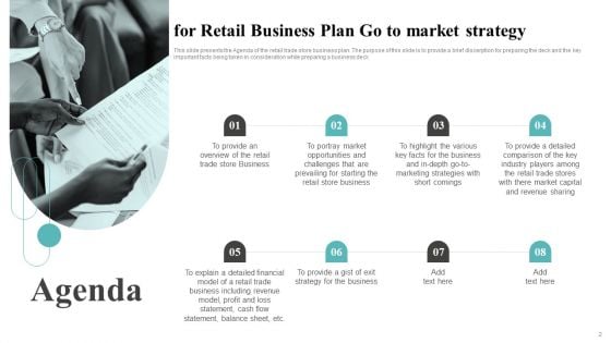 Retail Business Plan Go To Market Strategy