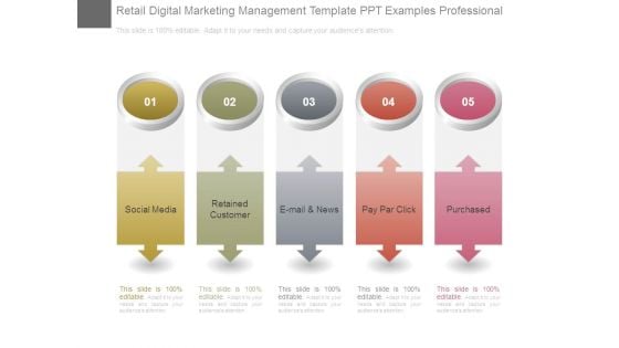 Retail Digital Marketing Management Template Ppt Examples Professional