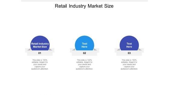 Retail Industry Market Size Ppt PowerPoint Presentation Summary Information Cpb