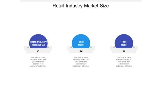 Retail Industry Market Size Ppt PowerPoint Presentation Summary Information Cpb