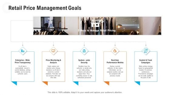 Retail Industry Outlook Retail Price Management Goals Brochure PDF