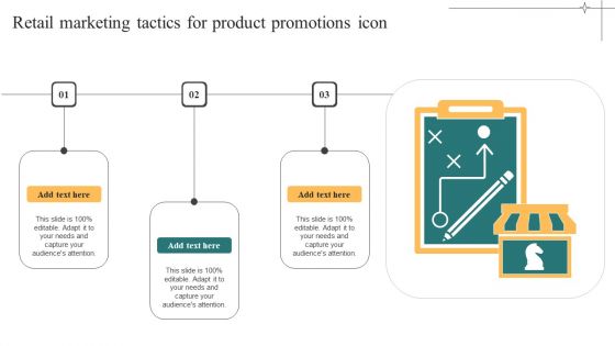 Retail Marketing Tactics For Product Promotions Icon Pictures PDF