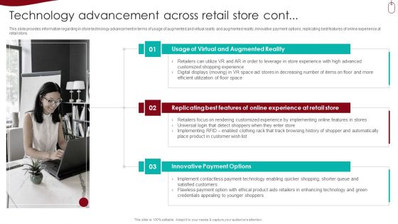 Retail Outlet Experience Optimization Playbook Technology Advancement Across Retail Store Cont Mockup PDF