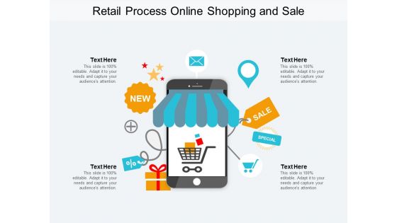 Retail Process Online Shopping And Sale Ppt Powerpoint Presentation Rules
