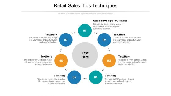 Retail Sales Tips Techniques Ppt PowerPoint Presentation Outline Model Cpb Pdf