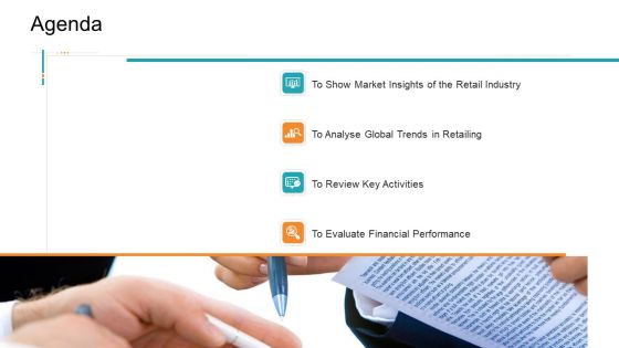 Retail Sector Introduction Agenda Slides PDF