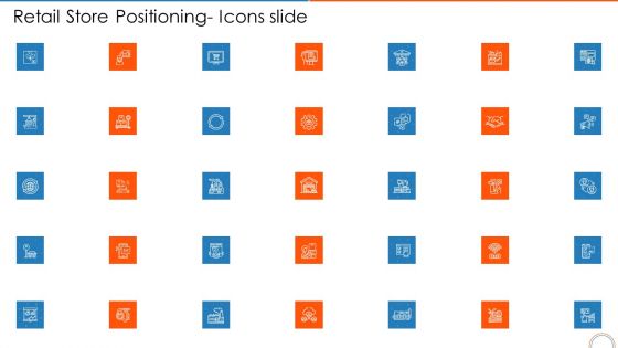 Retail Store Positioning Icons Slide Ppt Summary Display PDF