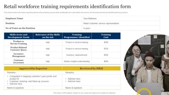 Retailer Instructions Playbook Retail Workforce Training Requirements Identification Form Formats PDF