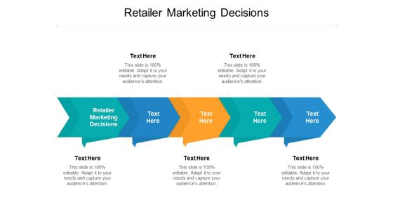 Retailer Marketing Decisions Ppt PowerPoint Presentation Outline Microsoft Cpb Pdf