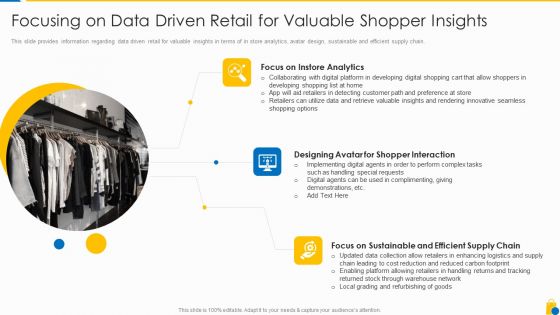 Retailing Approaches For Excellent End User Engagement And Experiences Focusing On Data Driven Portrait PDF