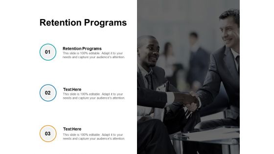 Retention Programs Ppt PowerPoint Presentation Summary Examples Cpb Pdf