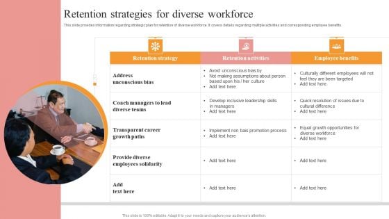 Retention Strategies For Diverse Workforce Brochure PDF