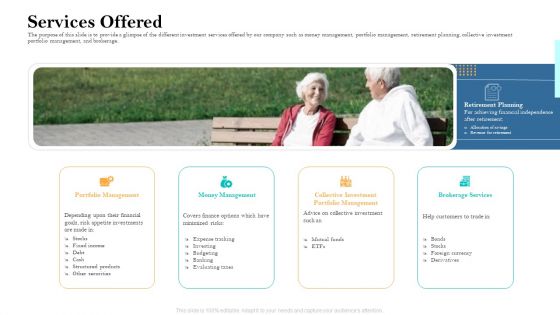 Retirement Income Analysis Services Offered Ppt Gallery Display PDF Retirement Income Analysis Services Offered Ppt Gallery Display PDF