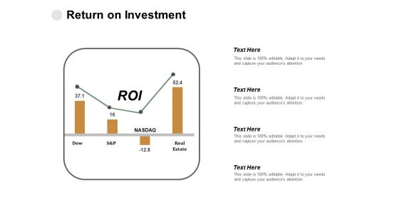 Return On Investment Marketing Ppt PowerPoint Presentation Pictures Design Templates