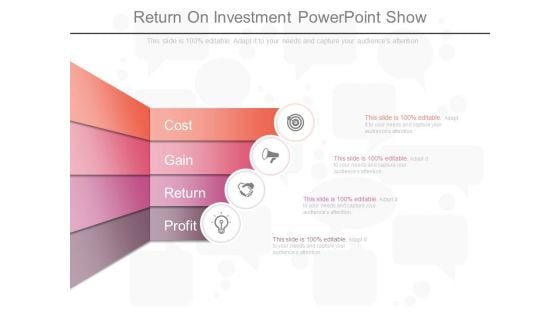 Return On Investment Powerpoint Show