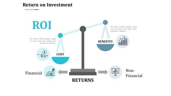 Return On Investment Ppt Powerpoint Presentation Show Outline