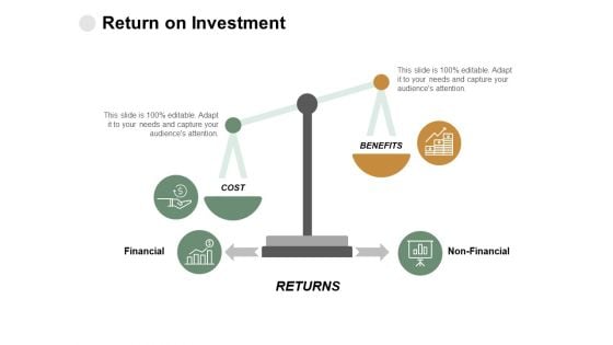 Return On Investment Ppt PowerPoint Presentation Visual Aids Infographics