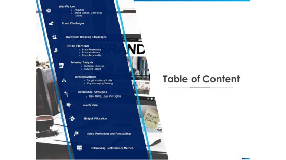 Revamping Firm Presence Through Relaunching Table Of Content Ppt PowerPoint Presentation Summary Layouts PDF Revamping Firm Presence Through Relaunching Table Of Content Ppt PowerPoint Presentation Summary Layouts PDF