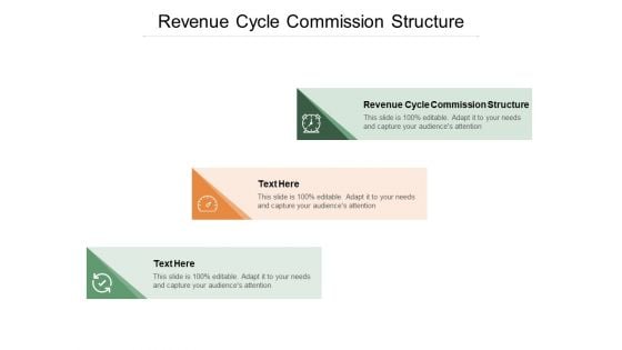 Revenue Cycle Commission Structure Ppt PowerPoint Presentation Slides Clipart Images Cpb