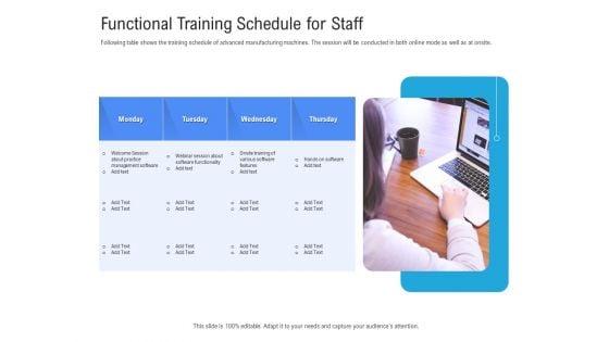 Revenue Cycle Management Deal Functional Training Schedule For Staff Inspiration PDF