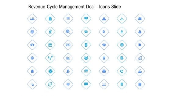 Revenue Cycle Management Deal Icons Slide Ppt Ideas Portfolio PDF