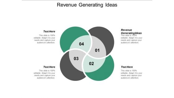 Revenue Generating Ideas Ppt PowerPoint Presentation Pictures Inspiration Cpb